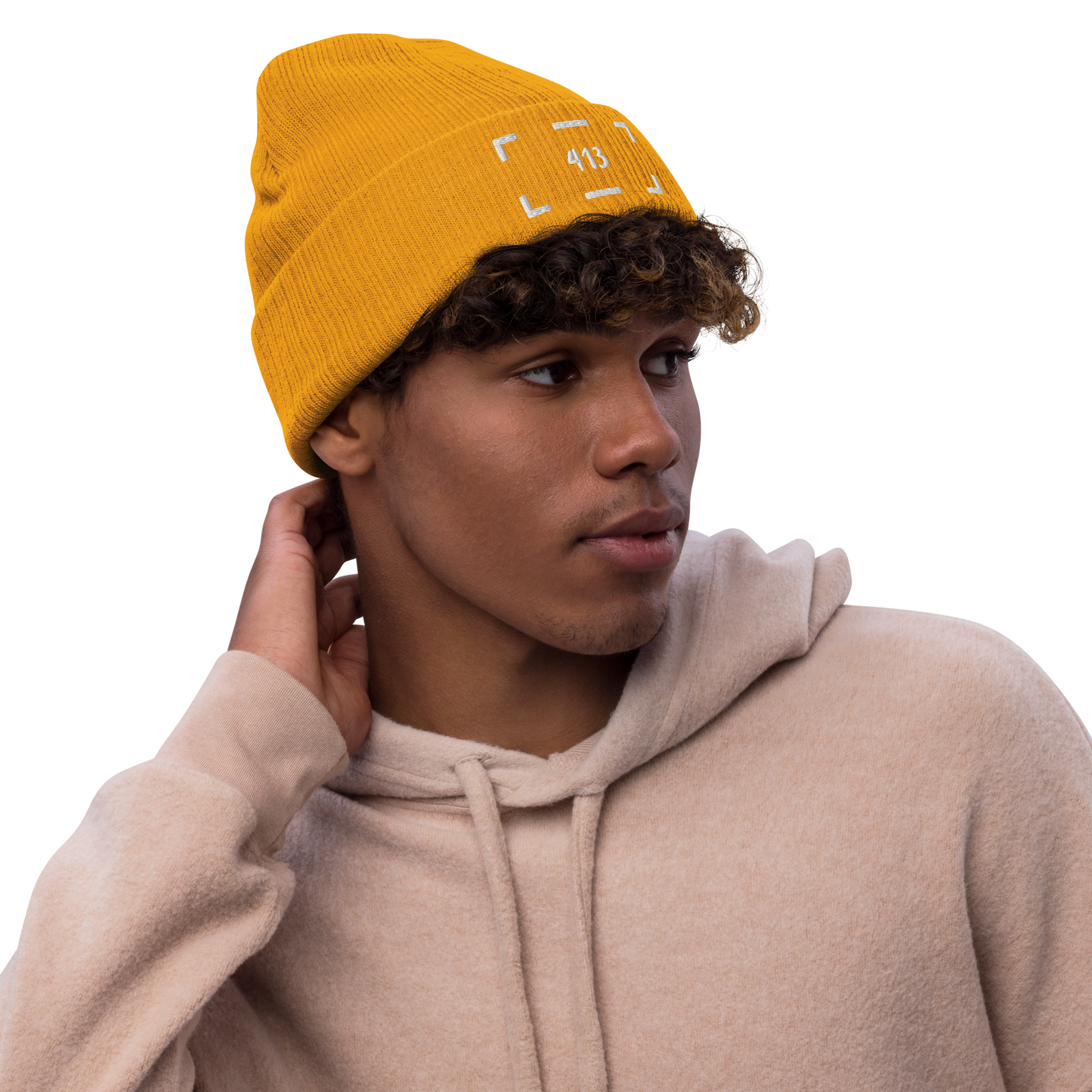 Ribbed 413 knit beanie