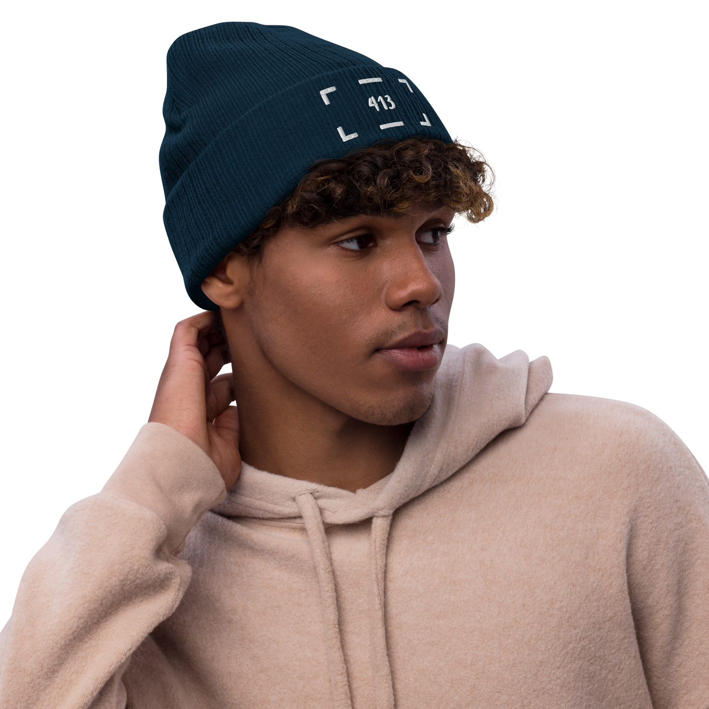 Ribbed 413 knit beanie